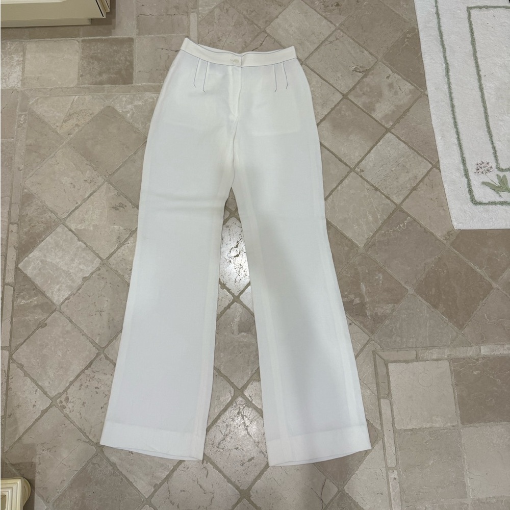 Stunning white Cerruti linen pants, size 0/2 perfect condition